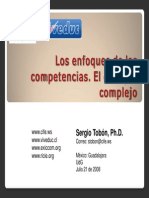 Enfoque de Competencias Segun Tobon PDF