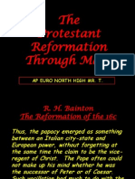 The Protestant Reformation Through Maps: Ap Euro North High Mr. T