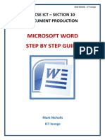Document Production Step by Step Booklet IGCSE