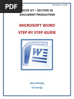 Document Production Step by Step Booklet IGCSE