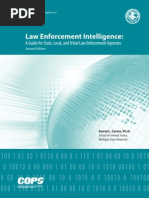 DOJ - Law Enforcement Intelligence - Guide for State, Local, & Tribal Law Enforcement Agences (2d Ed. May 2009)