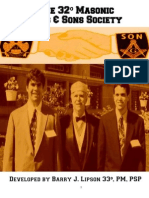 Masonry - Masonic Dads & Sons Society For Scottish Rite, Grand Lodge & Shrine - With Ritual, Recommendations & Slides, Developed by Barry J. Lipson 33°, PM, PSP