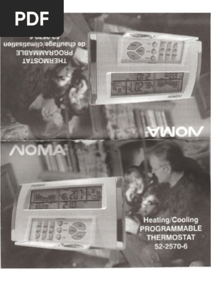 Noma Programmable Thermostat 52 2570 6