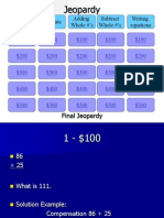 Topic 4 Jeopardy Review