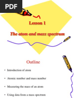 atomic structure and the mass spectrum.ppt