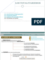 Los totalitarismos: Estalinismo, fascismo y nazismo