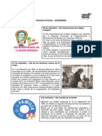 Fechas Civicas de Setiembre PDF