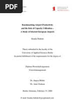 Download Branko Bubalo - Diploma Thesis - Benchmarking Airport Productivity and the Role of Capacity Utilization - A Study of selected European Airports 2009 - Public by bbubalo SN24328033 doc pdf