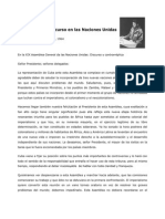 Ernesto Guevara - Discurso en Naciones Unidas PDF