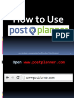 How To Use Post Planner