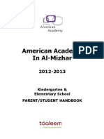 American Academy in Al Mizhar - Elementary Handbook