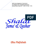 Shalat Jama' & Qashar