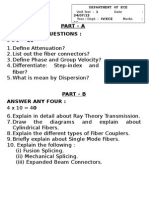 Part - A Answer All Questions:: Department of Ece