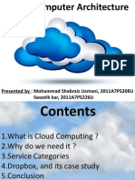 Cloud Computing Archictecture