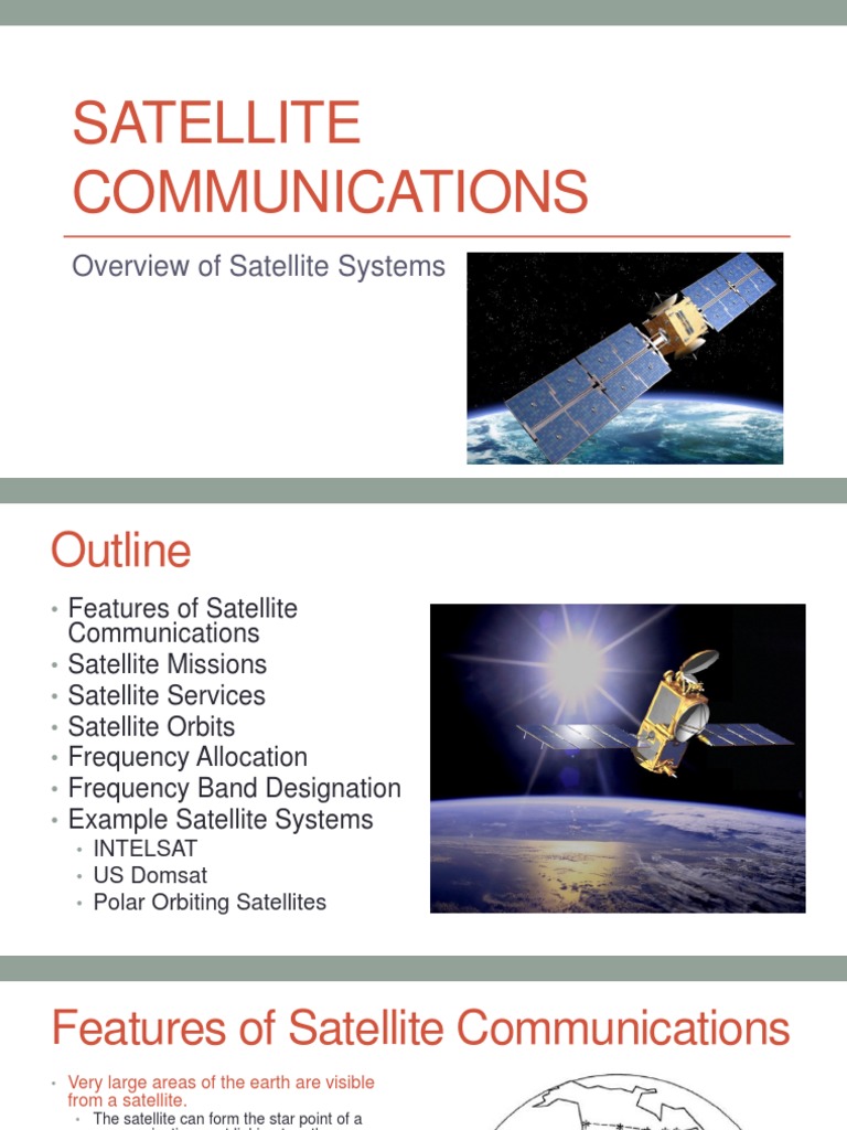 Overview of Satellite Communication Systems | PDF | Communications ...