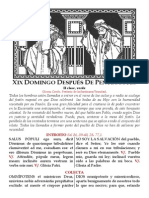 XIX DOMINGO DESPUÉS DE PENTECOSTÉS. PDF Bilingue