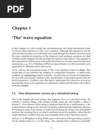 The' Wave Equation: 1.1 One Dimension: Waves On A Stretched String