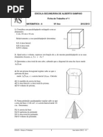 Áreas e Volumes PDF