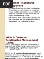 Download Customer Relationship Management Lecture1 by VISHAL ANAND SN24332155 doc pdf