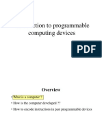 Introduction To Programmable Computing Devices