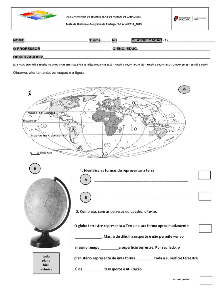 Teste de História e Geografia de Portugal 5.º ano.docx Península