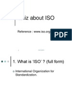 Faq About Iso