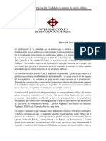 El Derecho A La Participación Ciudadana en Asuntos de Interés Público PDF