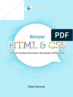 Belajar HTML Dan CSS - Tutorial Fundamental Dalam Mempelajari HTML Dan CSS