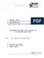 UNIDADES DE MEDICION USADAS EN TELECOMUNICACIONES - TI U1v1 7