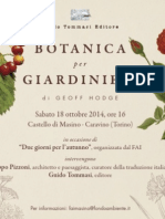 Botanica Per Giardinieri, Di Geoff Hodge