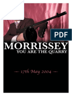 Morrissey - Hoja Promocional de You Are The Quarry PDF