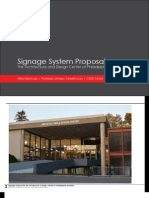 Signage Proposal - The Architecture & Design Center