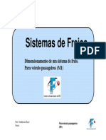 Dimensionamento de freios para veículo de passageiros (M1