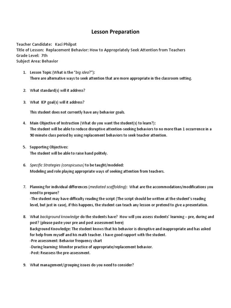 7th Grade Behavior Strategies | PDF | Sharing | Teachers