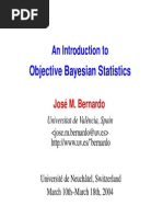 An Introduction To Objective Bayesian Statistics PDF