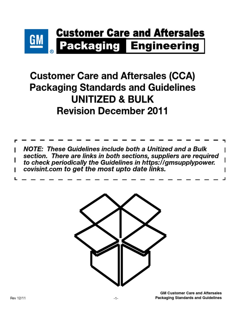 Packaging Standards and Guidelines Barcode Packaging And Labeling