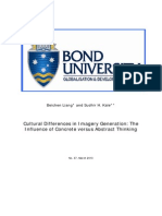 Cross-Cultural Differences in The Effects of Abstract and Concrete Thinking On Imagery Generation and Ad Persuasion PDF