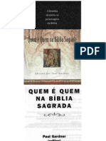 Quem É Quem Na Bíblia Sagrada - Paul Gardner PDF