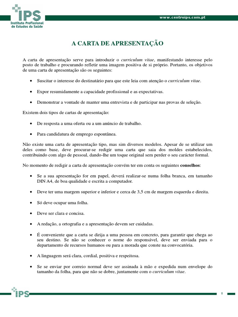 A carta de apresentacao.pdf  Gestão de Recursos Humanos  Email