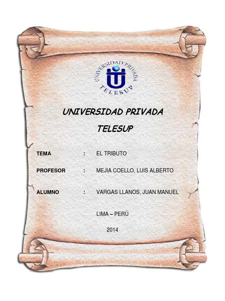 Conceptos Clave sobre el Tributo | PDF | Cuota | Impuestos