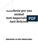 Manifiesto Antiimperialista PDF