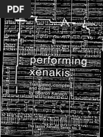 Performing Xenakis