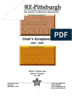 SCORE-Pittsburgh Chair's Scrapbook 2007 - 2009, Barry J. Lipson, Esq., Chair