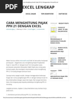 Download Cara Menghitung Sendiri Pajak PPh 21 Menggunakan Microsoft Excel by IcCank Dp SN243386014 doc pdf