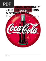 Download Cultural Diversity - HR Interventions  strategies- Coca Cola Company by rohanchow SN24338952 doc pdf