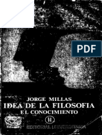 Millas, Jorge-Idea de Filosofia - Conocimiento PDF