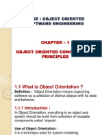 Object Oriented Concepts and Principles