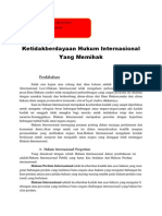 Ketidakberdayaan Hukum Internasional Yang Memihak.docx