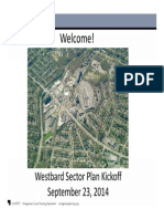Welcome!: Westbard Sector Plan Kickoff September 23, 2014