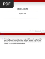 10. Stresses and Forces in Helical Gears